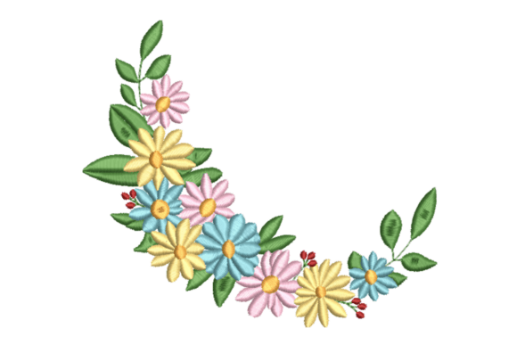 Curved Spring Daisies