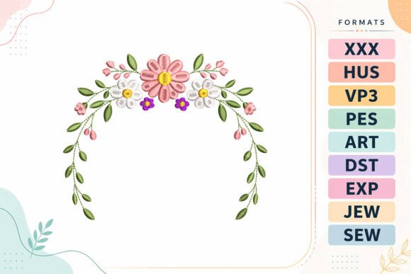 Floral Frame Flower Border