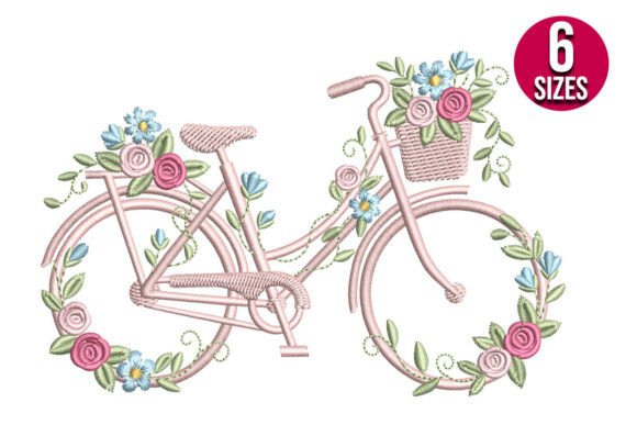 Floral Rose Bike