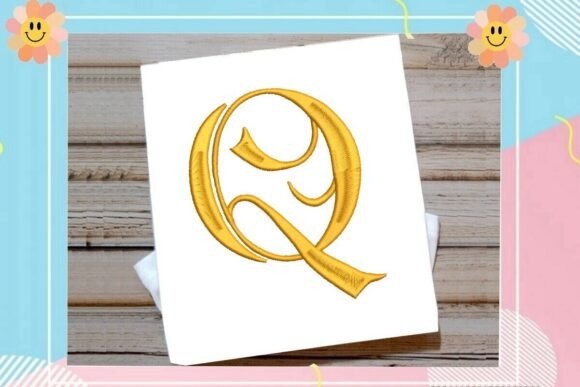 Initial Q Elegant Vintage Monogram