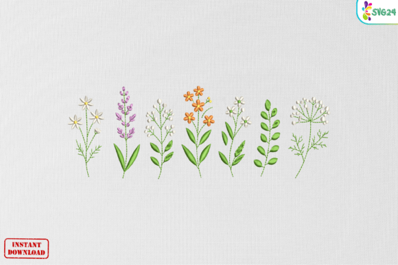 Minimal Wildflower Stem Collection