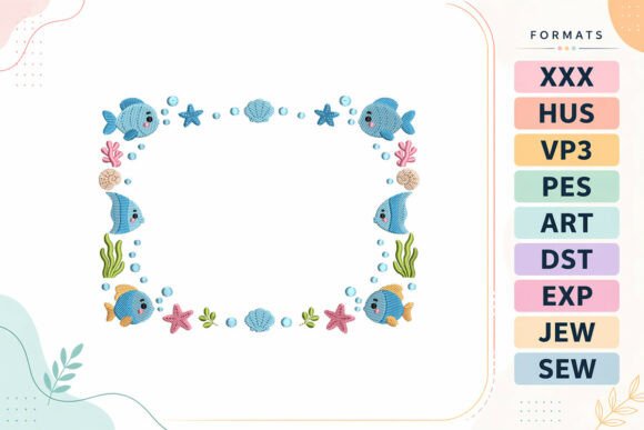 Ocean Fish Frame Summer