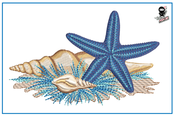 Starfish with Seashells