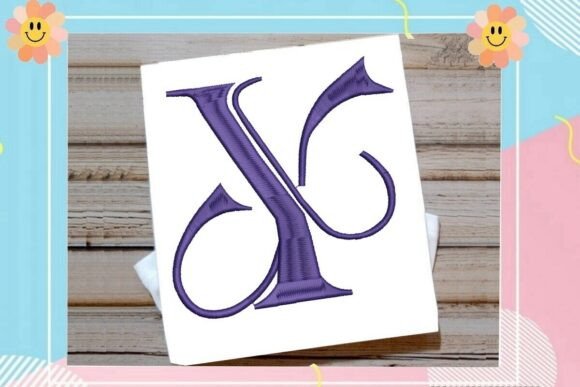 Y Initial Elegant Vintage Monogram